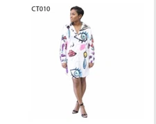 Fashion Club Dress White Eye Size 3XL