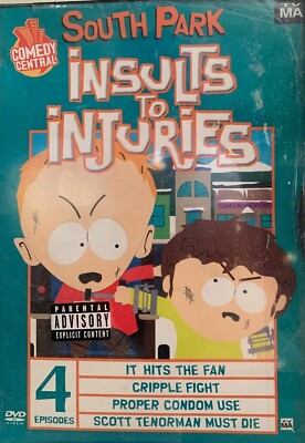 South Park: Insults To Injuries (DVD, 2002, 4 Episodes) | eBay