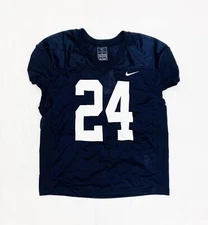 Nike Stock Alpha Varsity Practice Football Jersey #24 Men's L Black Mesh FJ9609