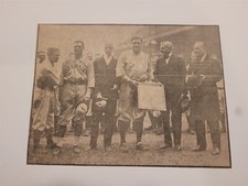 Babe Ruth Day George Sisler Judge Landis Miller Huggins 1924 Black Border RARE!