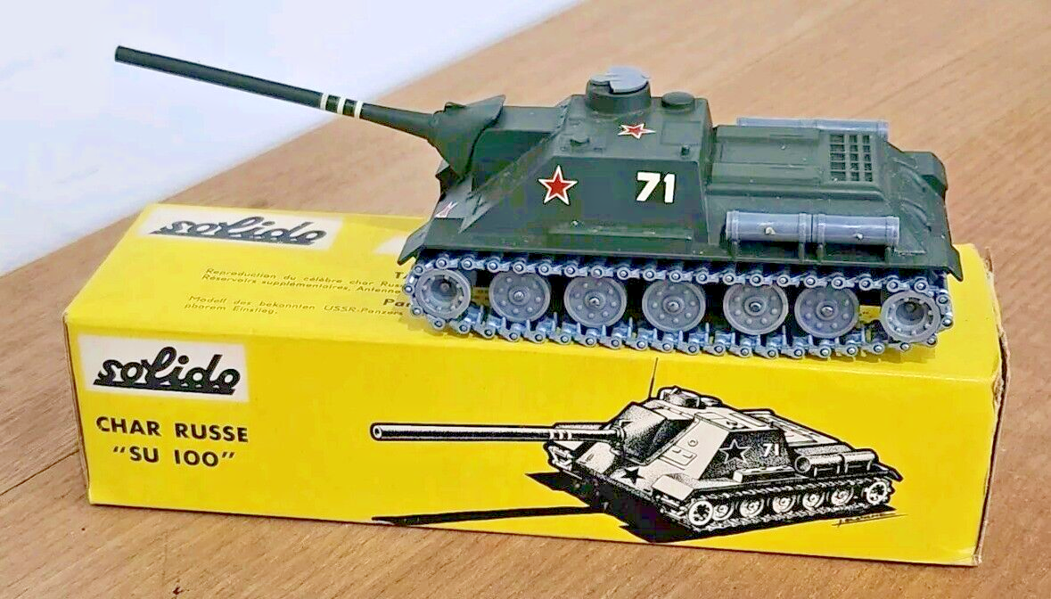 CHAR SOLIDO T34/76 URSS Réf : 208 3/ 1964 102 1/50 État Voir Photos