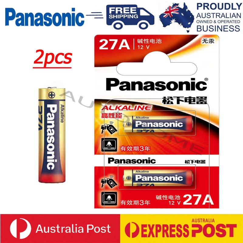 Genuine Panasonic A27/27A MN27 V27A Battery/Batteries Garage Remote Alarm 12V - image 4 of 4