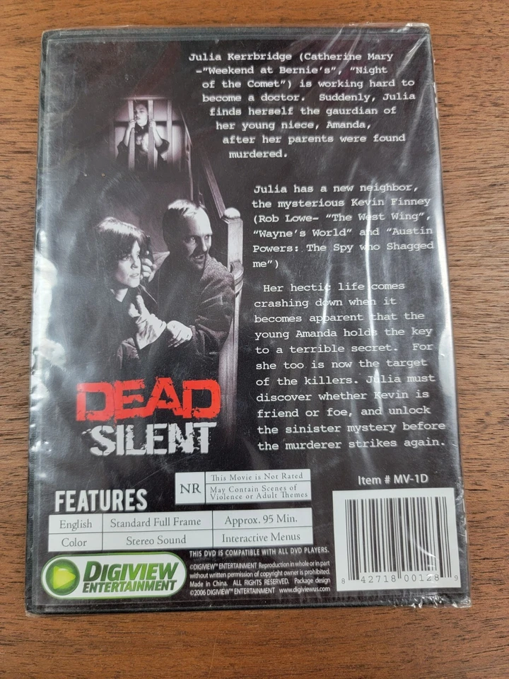 DEAD SILENT: Movie [Slim Case] DVD NEW Factory Sealed  - Image 2 of 2