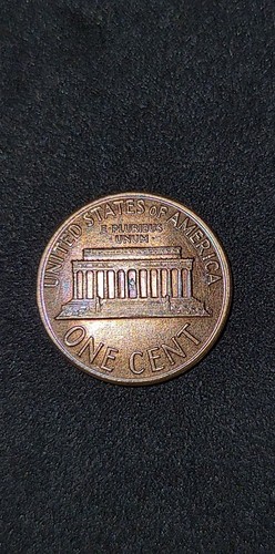 1960 D Large Date Over Small Date Lincoln Memorial Penny - Picture 6 of 9