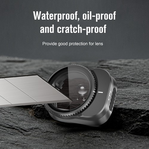Adjustable Rotate Ring CPL Light Reduction Lens Filter for DJI Mini 3 PRO Drone - Picture 11 of 12
