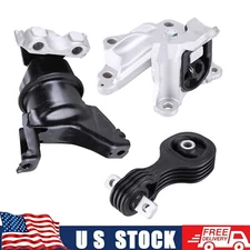 For 2012-2013 Honda Civic 1.8L Engine Motor & Auto Transmission Mount Set of 3