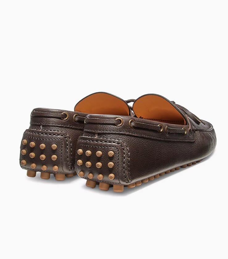 New Brunello Cucinelli Men Leather Car Shoe Driver Loafer  display picture 1