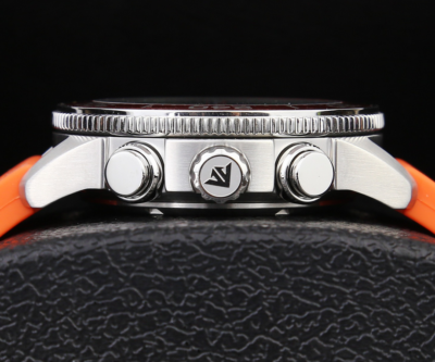 CITIZEN◆ソーラー腕時計/デジアナ/ラバーC660-R011707 Citizen Promaster C680-R011707 Eco-Drive Digi-Ana Orange