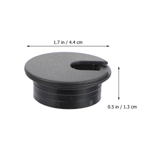 12 PCS Cable Grommet Computer Hole Cover Desk Cord Organizer Wire - Afbeelding 12 van 12