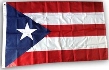4x6 Embroidered Sewn Puerto Rico 210D Nylon Flag 4'x6' Heavy Duty Strong