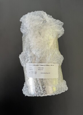 1000 ml Probenahmesysteme 316L Edelstahl Klemmverschluss Flasche - A836-1000