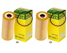 2-OEM MANN-FILTER For VW Diesel 1.9-Ltr TDI J...