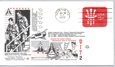 SPACE SHUTTLE ORBITER INTEGRATED PHASE 2 TEST 1/18/80, JOHN YOUNG, BOB CRIPPEN