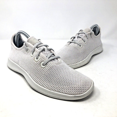 Allbirds Tree Runner Sneakers Women 10 White Comfort Walking Eucalyptus Everyday