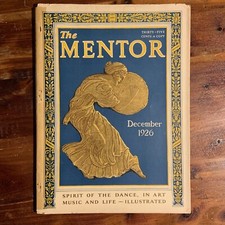 THE MENTOR MAGAZINE December 1926 The Mentor ...