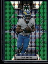 2023 Panini Mosaic #138 Cam Akers Green Mosaic