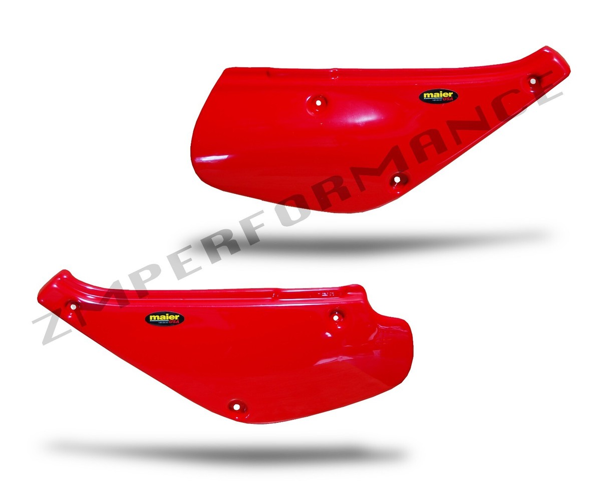 ヴィンテージモトクロスジャージHONDA レッド ホワイト イエロー M NEW HONDA XR 80 88 - 00 FIGHTING RED PLASTIC MOTORCYCLE SIDE