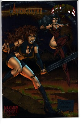 AVENGELYNE/GLORY ONE-SHOT, CHROMIUM + VARIANT COVER, Image Comics (1995)
