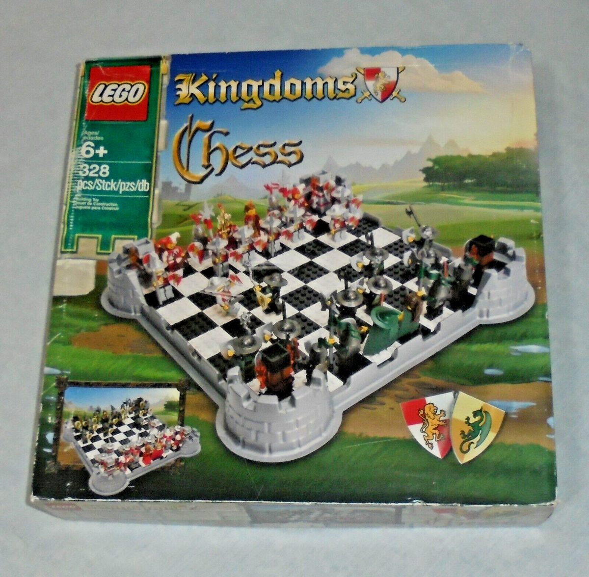 Lego Kingdoms Chess Set 853373 Board Game 328 Pieces Lego Kingdoms Chess Set 853373 Board Game 328 Pieces