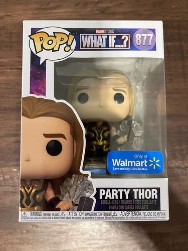 ¡FUNKO POP! PARTY THOR WALMART EXCLUSIVO WHAT IF...? 877 NUEVO MARVEL STUDIO SERIE