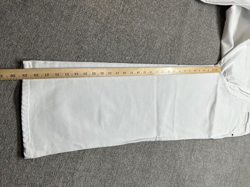 Vintage Solo Semore White Jeans Baggy Straight Leg Skater 28x29 USA Made - Picture 6 of 14