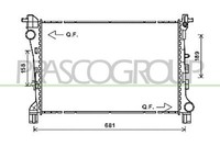 KüHler WasserküHler MotorküHler Passend FüR Fiat 500L 199 1.6 D Multijet