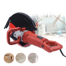 14" Circular Electric Demo Saw Concrete Saw Cutter Wet & Dry Masonry Cutting Saw