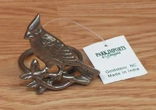Replacement Park Imports & Designs (965-75S) Pewter Cardinal Napkin Ring Holder 