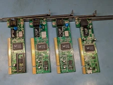 (4) PCI Realtek RTL8139 10/100M 10/100Mbps RJ45 Ethernet Network Lan Cards