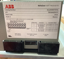 ABB Reliagear Next Neutral Assembly NL12IOND7X7AL 800 Amp
