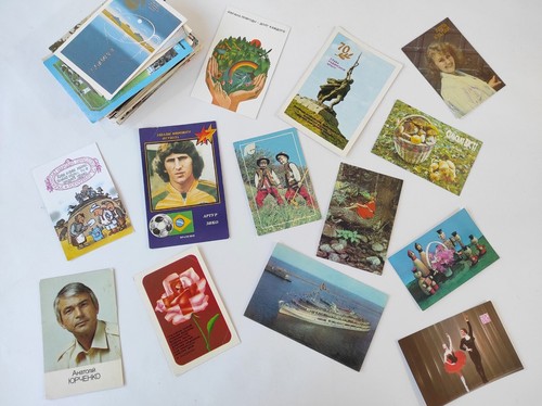 100 Soviet pocket calendars - Picture 4 of 8