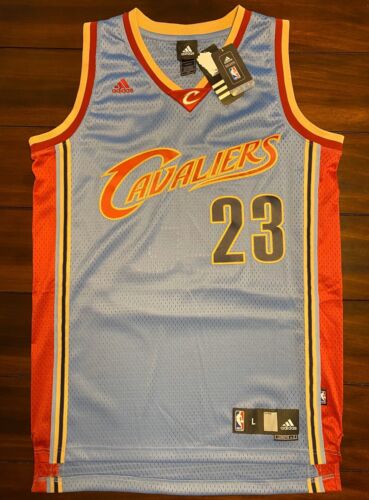 cojo su Sudor Camiseta deportiva de baloncesto rara de Adidas NBA Cleveland Cavaliers de  LeBron James | eBay
