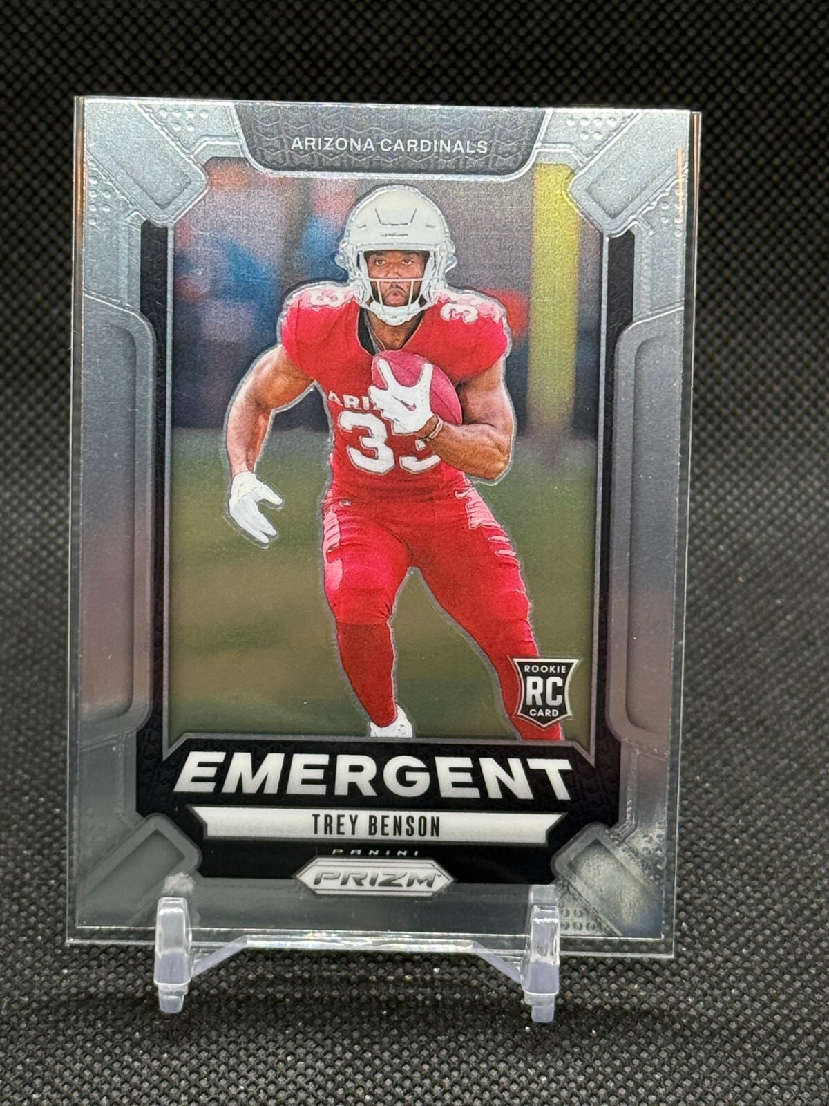 2024 Panini Prizm EMERGENT Trey Benson ROOKIE #17 - Arizona Cardinals