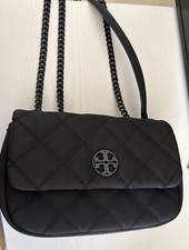 Tory Burch 149682 Willa Matte Black with Black Hardware Womens Shoulder Bag