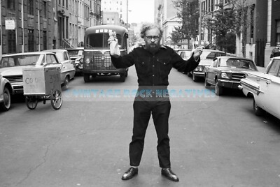 HARRY SMITH Beat Poet Bohemian 9/28/1965 Pro Pigment Photo (8.5''x11'') fr Neg