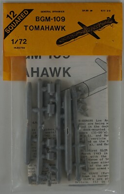 12 Squared 2-2 1/72 General Dynamics BGM-109 Tomahawk