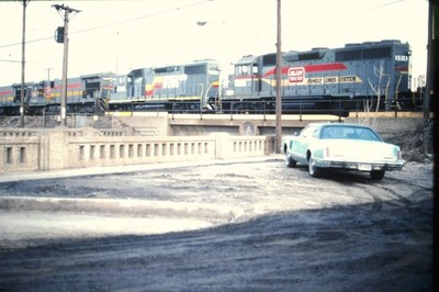 L&N/CSX YARD East St Louis Il Dupe Zug Foto Dia 35mm