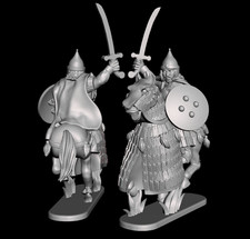 28mm Turk General Arm. horse (TGM-7 resin) Ten Kingdom Miniatures