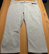 The Perfect Jean Athlete Slim Thick Stretch Beige Denim Men Sz 44 x 28 TPJ Jeans