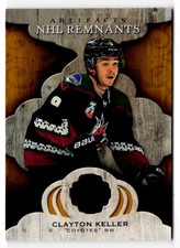 2021-22 Upper Deck Artifacts NHL Remnants Clayton Keller Jersey Arizona Coyotes