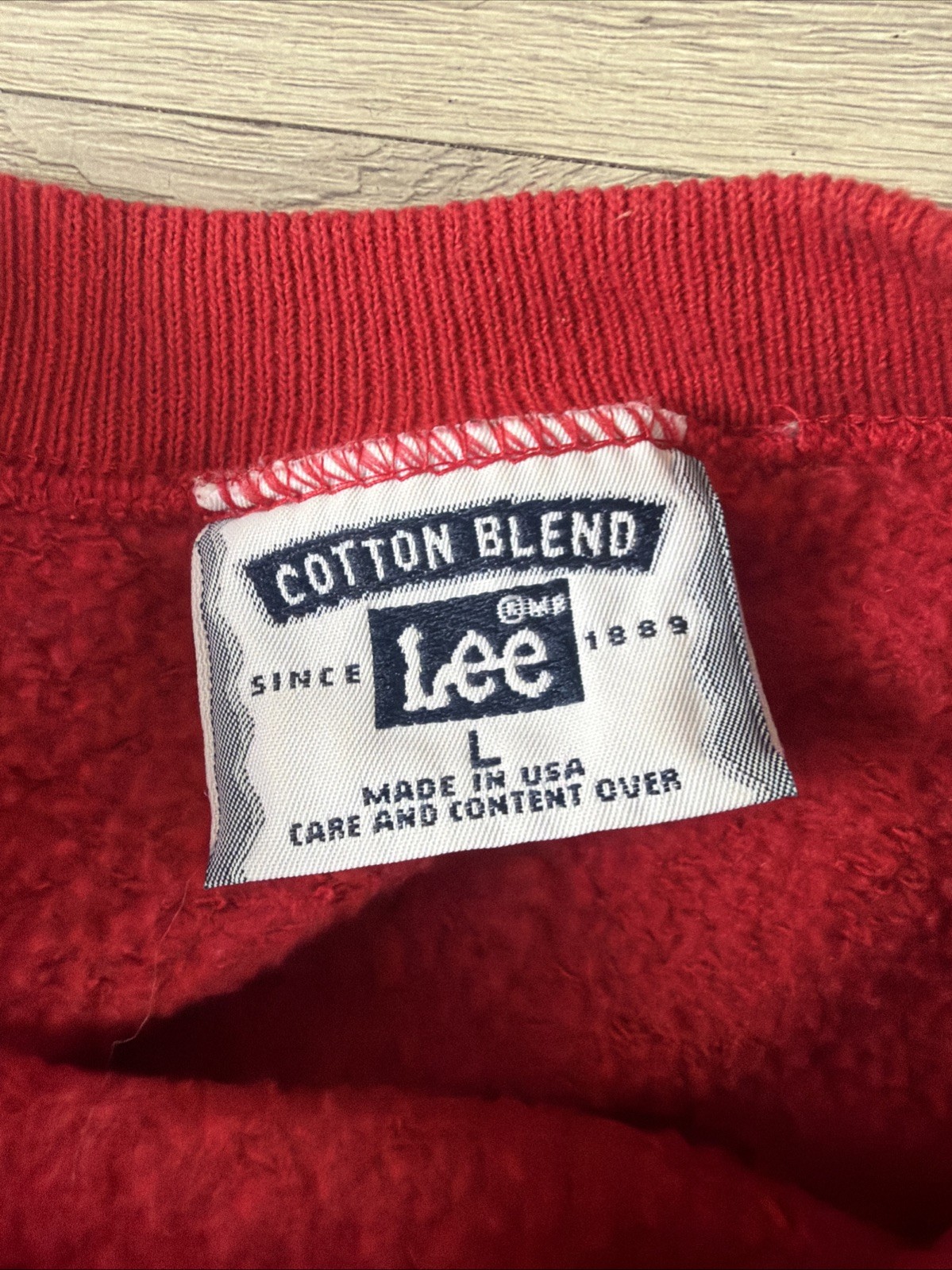 Lee Sweatshirt Celebrate The Season Jesus Christmas Vintage Large 1994 image 3