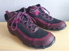 Hotter Ridge GTX Purple Walking Boots Size 6.5 Leather Gore-Tex Hiking Outdoor