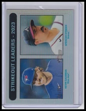 2024 Topps Heritage #312 Strikeout 2023 (Kevin Gausman / Spencer Strider)