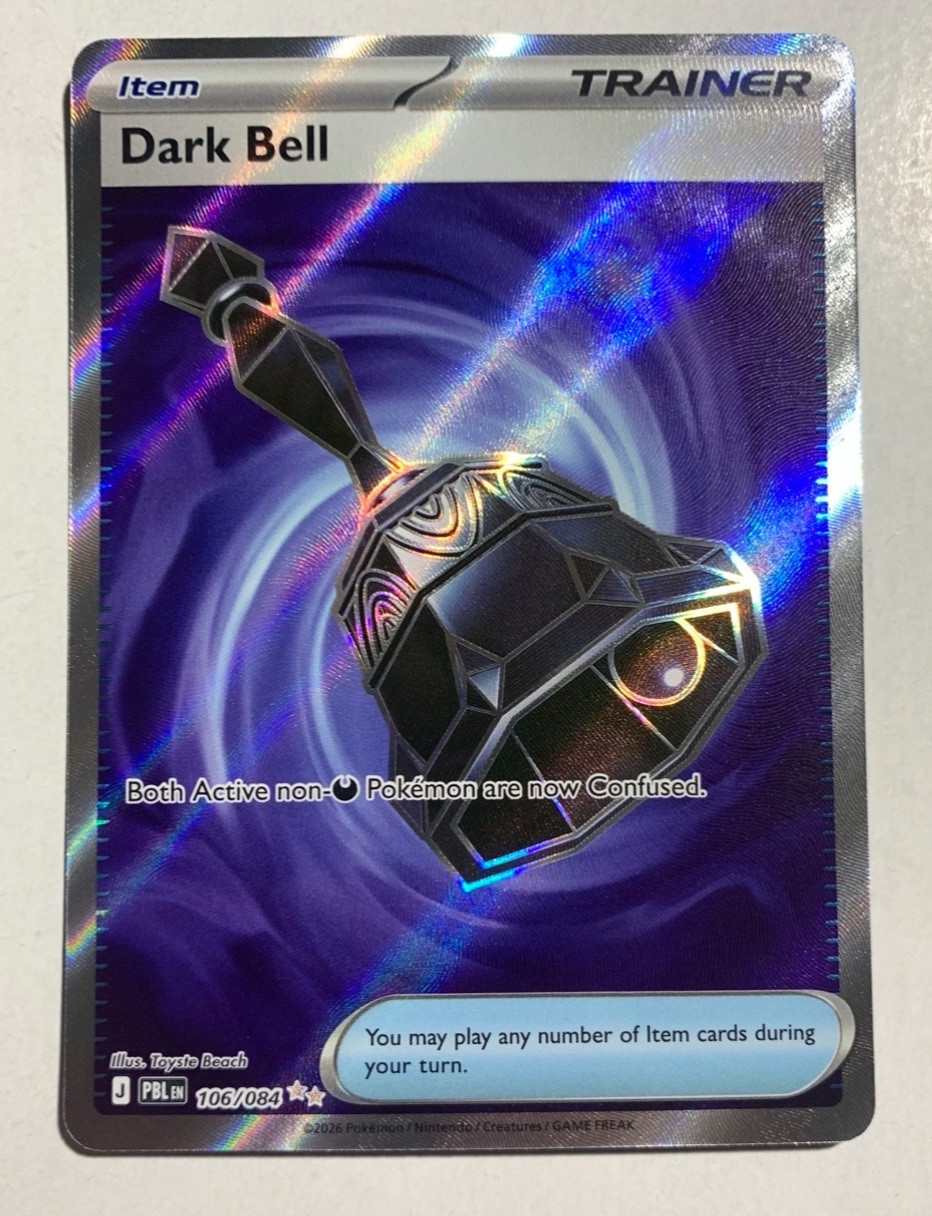 Pokémon TCG: Dark Bell 106/084 Me05: Pitch Black Holo