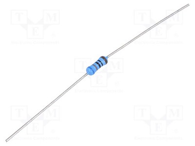 680Ω Ø2,5x6,5mm ±1% Ø0,6x28mm THT 600mW Widerstand: thin film