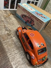 VW Beetle Tin Toy Car w/ Box    One Love Love Beetle   32