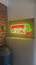 Neon Beefeater Gin Sign working