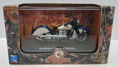 New Ray Indian Four 1939 Die Cast Motorcycle New Sealed In Box