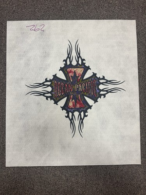 #ad #ad Vintage 1990s Ocean Pacific T Shirt Test Print — Tribal Tattoo Style Art $49.00