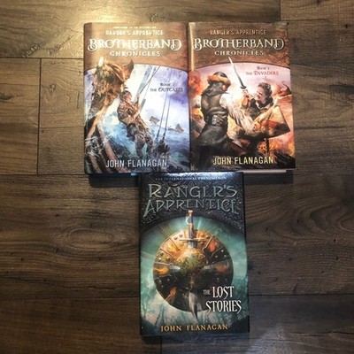 3 Rangers Apprentice & Brotherband Chronicles Books - John Flanagan